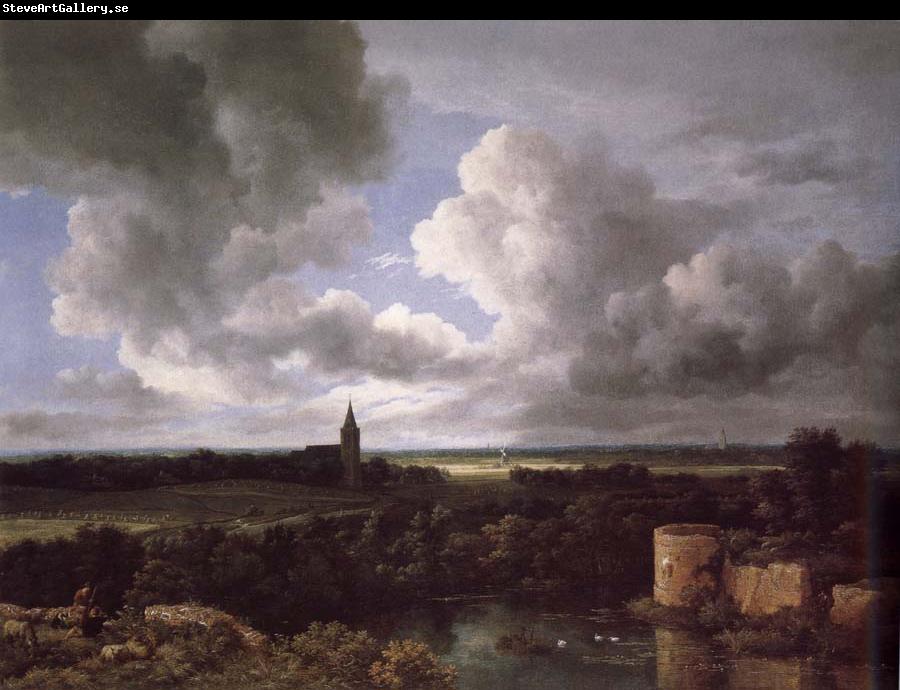 Jacob van Ruisdael Extensive Landscape with a Ruined